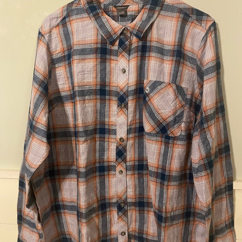 The colors are so beautiful on this flannel.